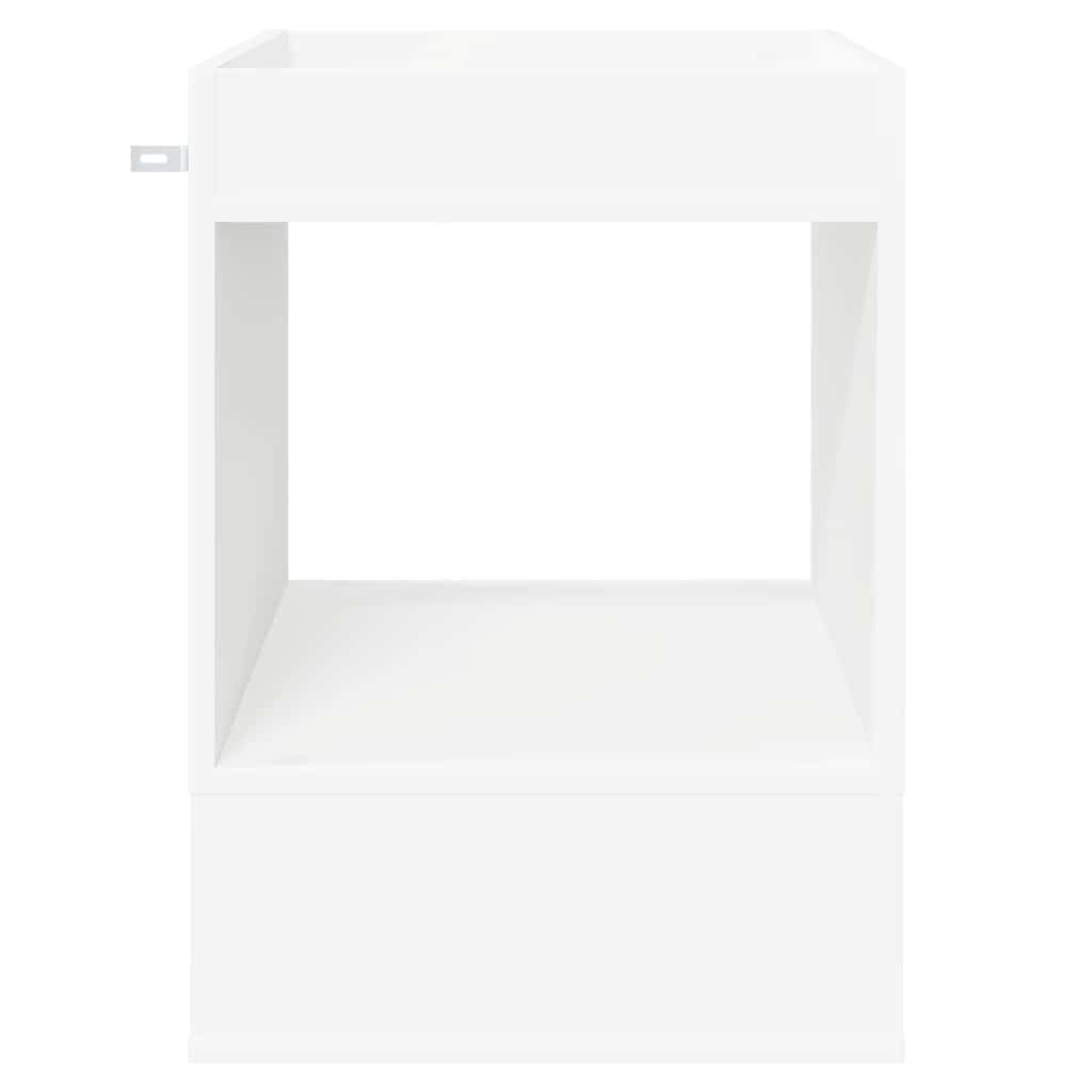 Beistelltisch 2 pcs Weiß 40 x 40 x 56 cm Holzwerkstoff