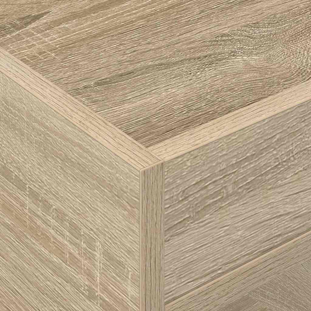 Beistelltisch 2 pcs Sonoma-Eiche 40 x 40 x 56 cm Holzwerkstoff