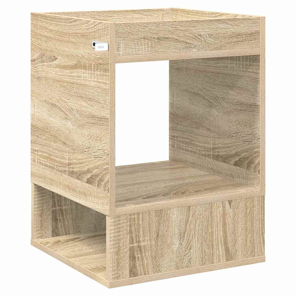 Beistelltisch 2 pcs Sonoma-Eiche 40 x 40 x 56 cm Holzwerkstoff