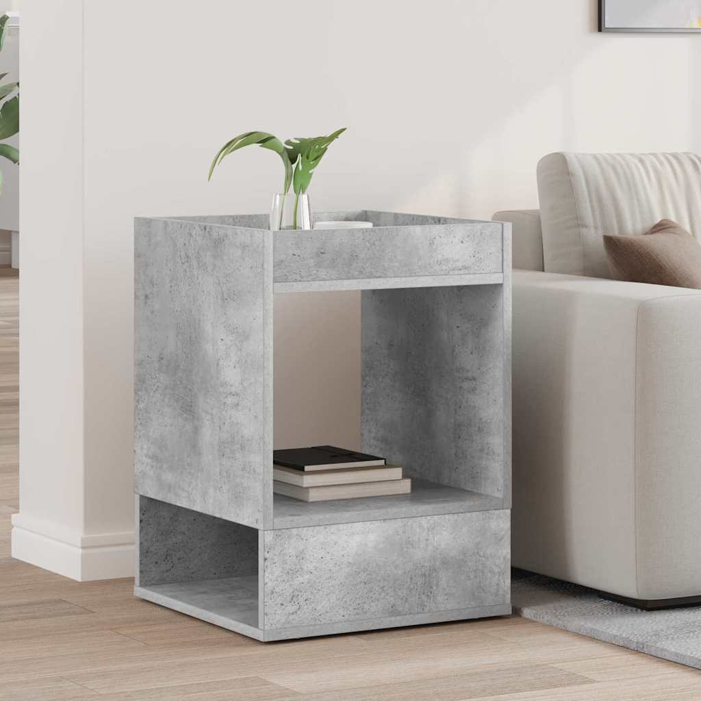 Beistelltisch Beton Grau 40 x 40 x 56 cm Holzwerkstoff