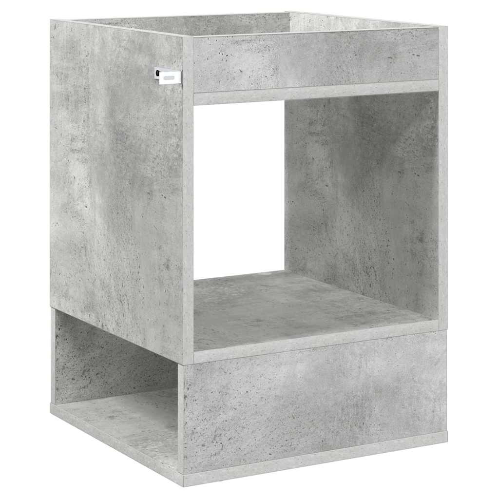 Beistelltisch Beton Grau 40 x 40 x 56 cm Holzwerkstoff