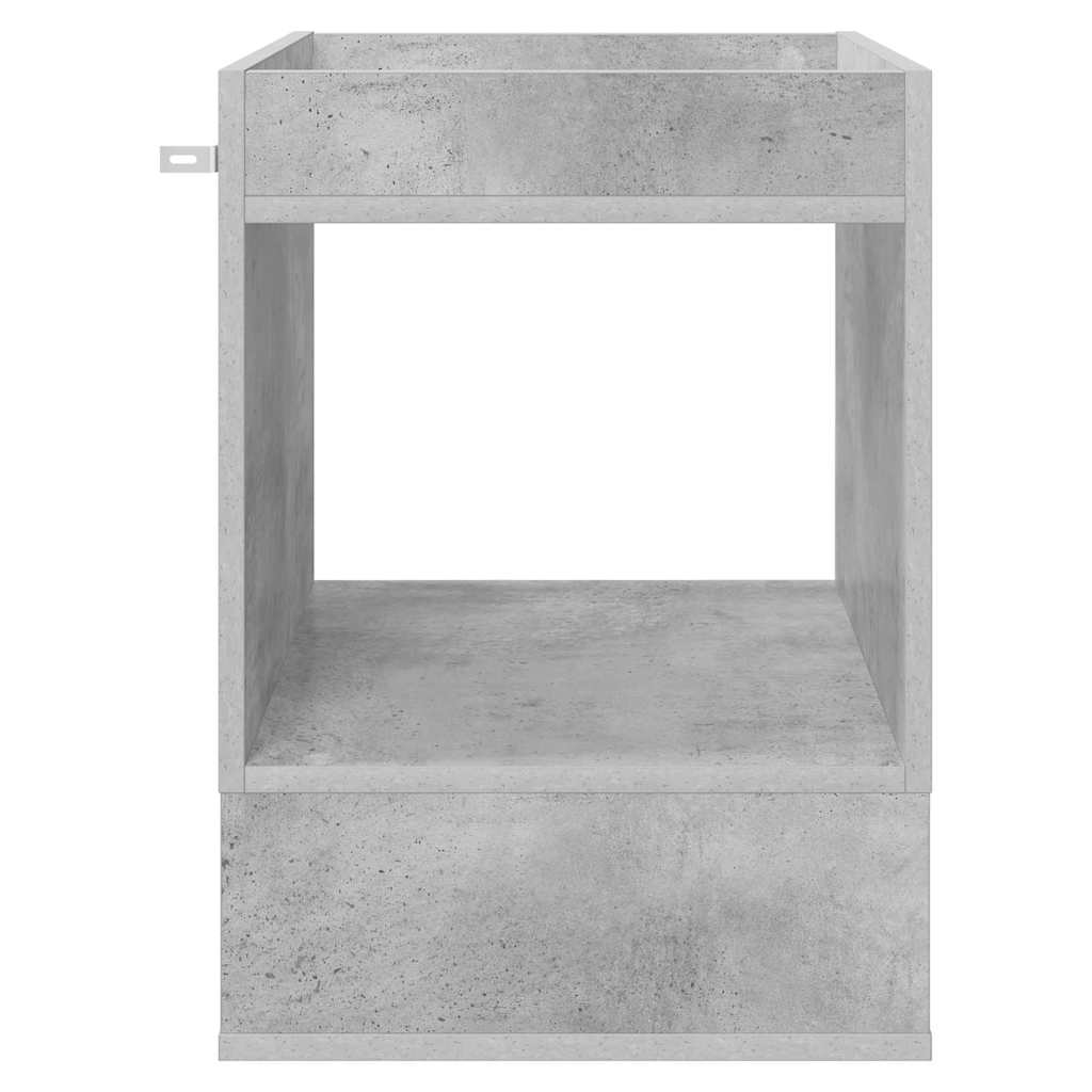Beistelltisch Beton Grau 40 x 40 x 56 cm Holzwerkstoff