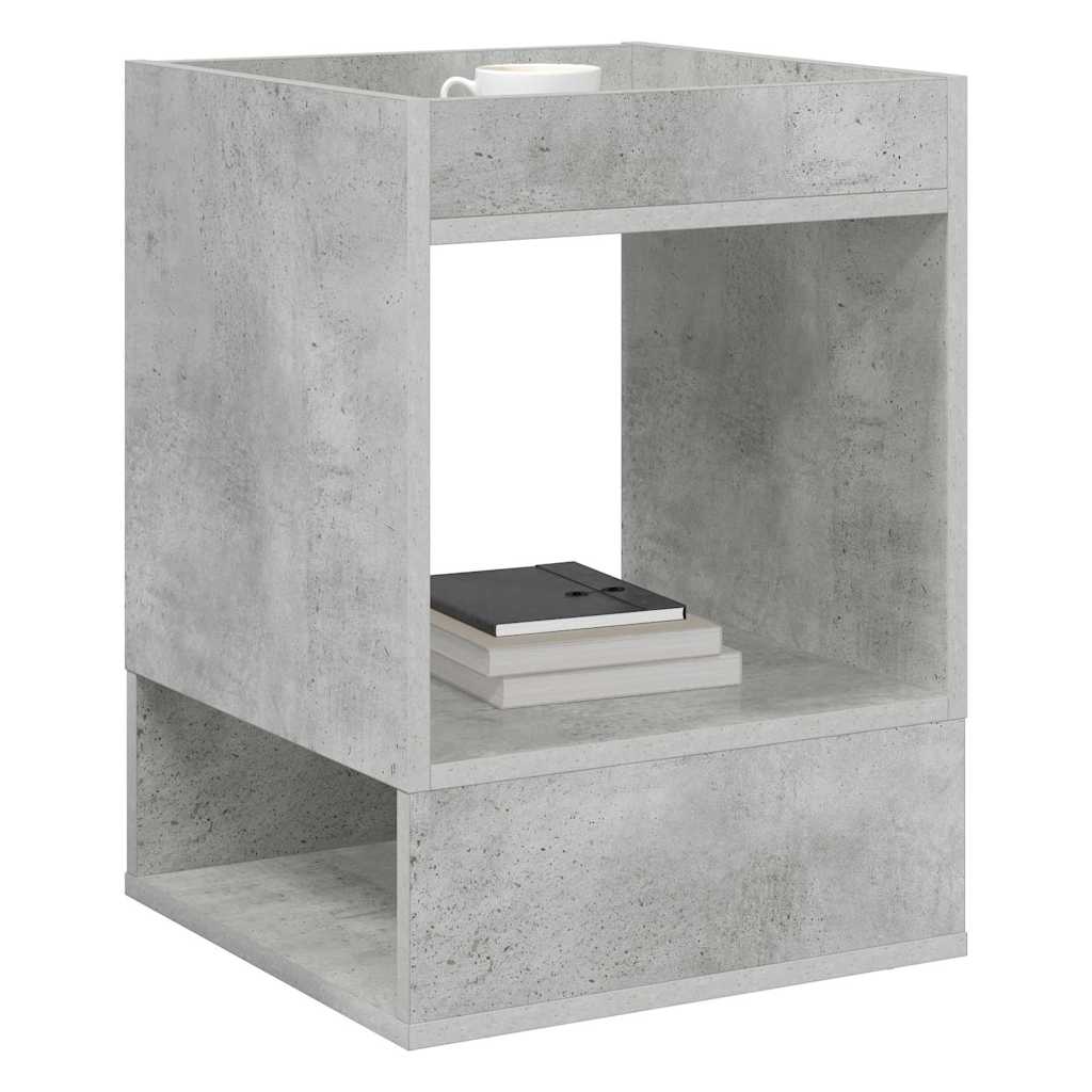 Beistelltisch Beton Grau 40 x 40 x 56 cm Holzwerkstoff