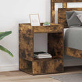 Beistelltisch 2 pcs Geräucherte Eiche 40 x 40 x 56 cm