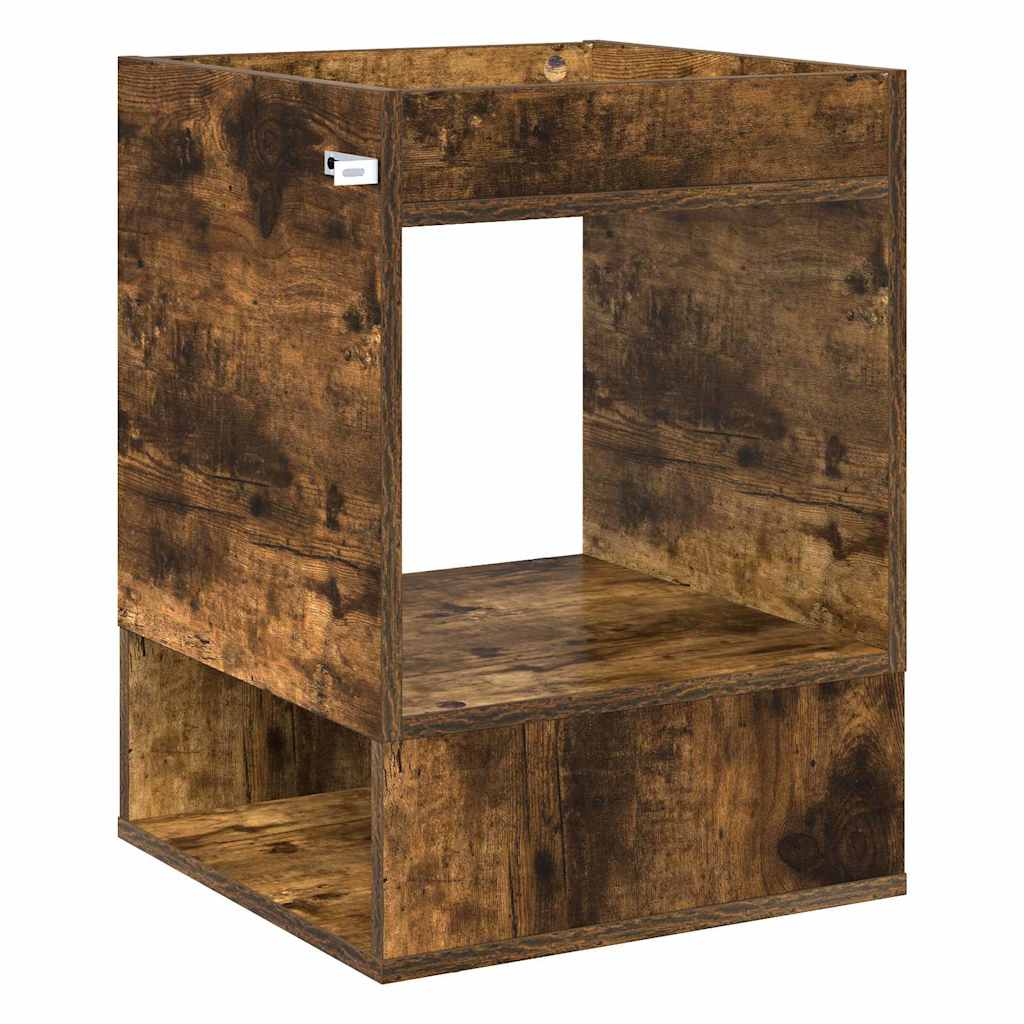 Beistelltisch 2 pcs Geräucherte Eiche 40 x 40 x 56 cm