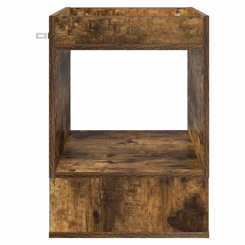 Beistelltisch 2 pcs Geräucherte Eiche 40 x 40 x 56 cm