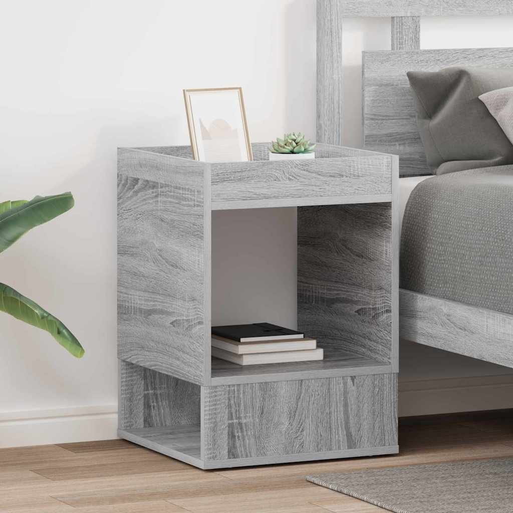 Beistelltisch 2 pcs Graues Sonoma 40 x 40 x 56 cm Holzwerkstoff