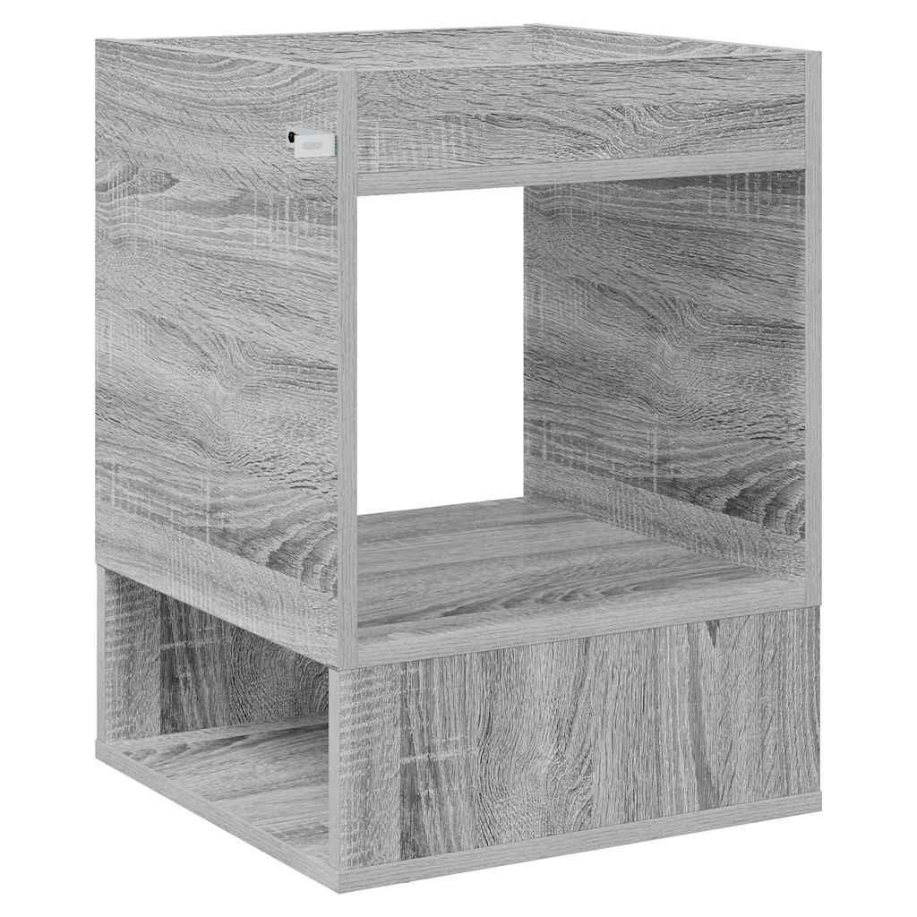 Beistelltisch 2 pcs Graues Sonoma 40 x 40 x 56 cm Holzwerkstoff