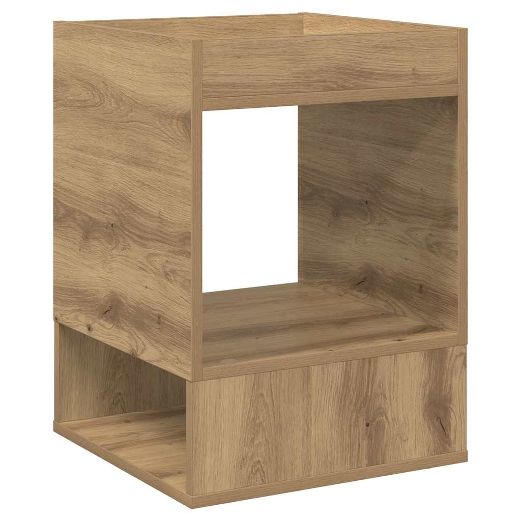 Beistelltisch 2 pcs Artisan-Eiche 40 x 40 x 56 cm Holzwerkstoff