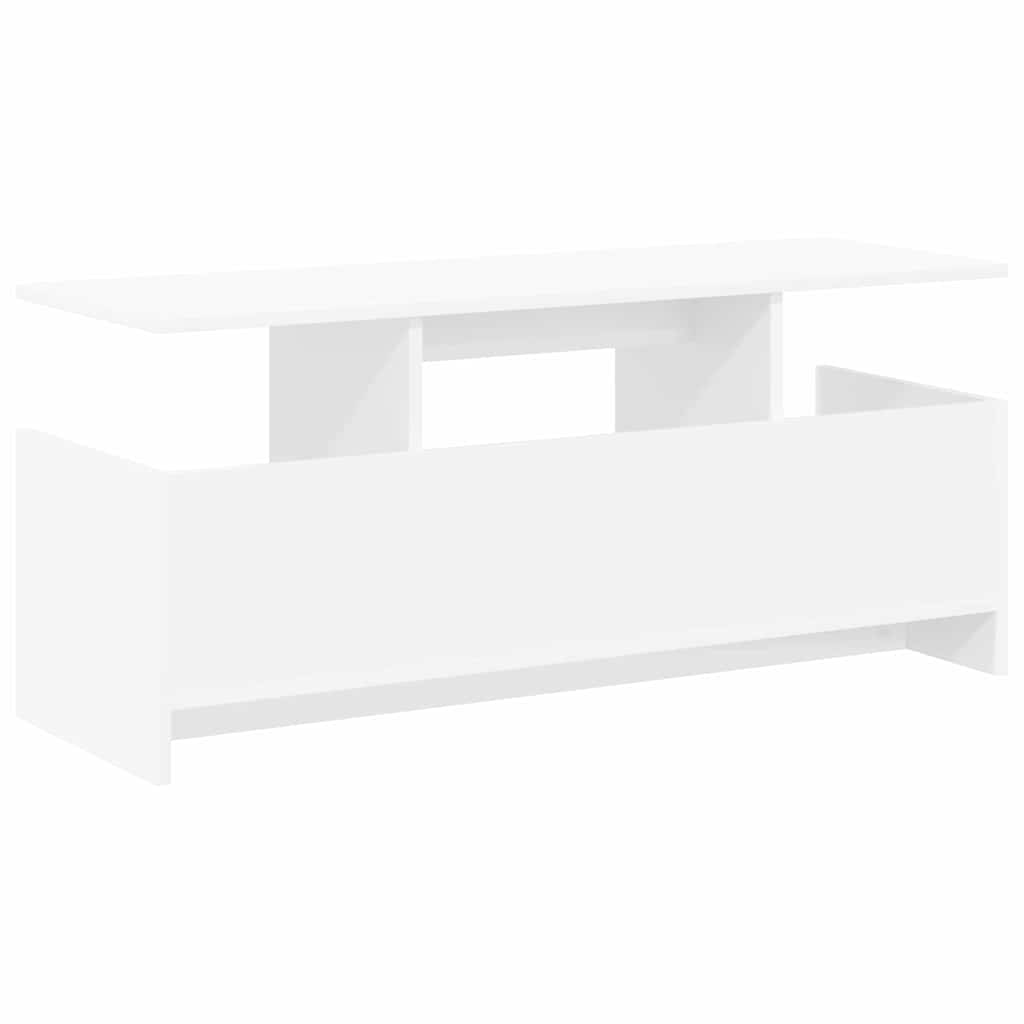 TV-Ständer Weiß 102 x 35 x 45 cm Holzwerkstoff