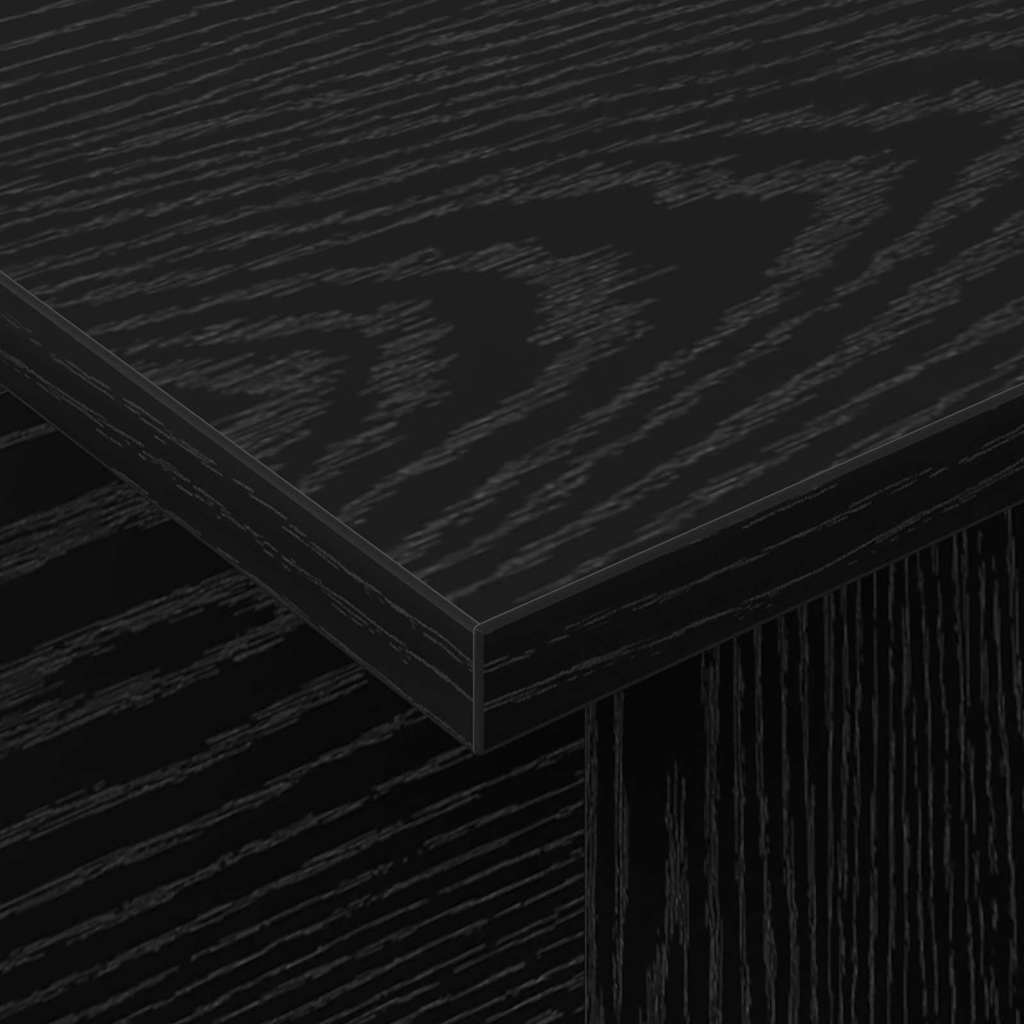 TV-Ständer Schwarz Eichen-Optik 102 x 35 x 45 cm Holzwerkstoff