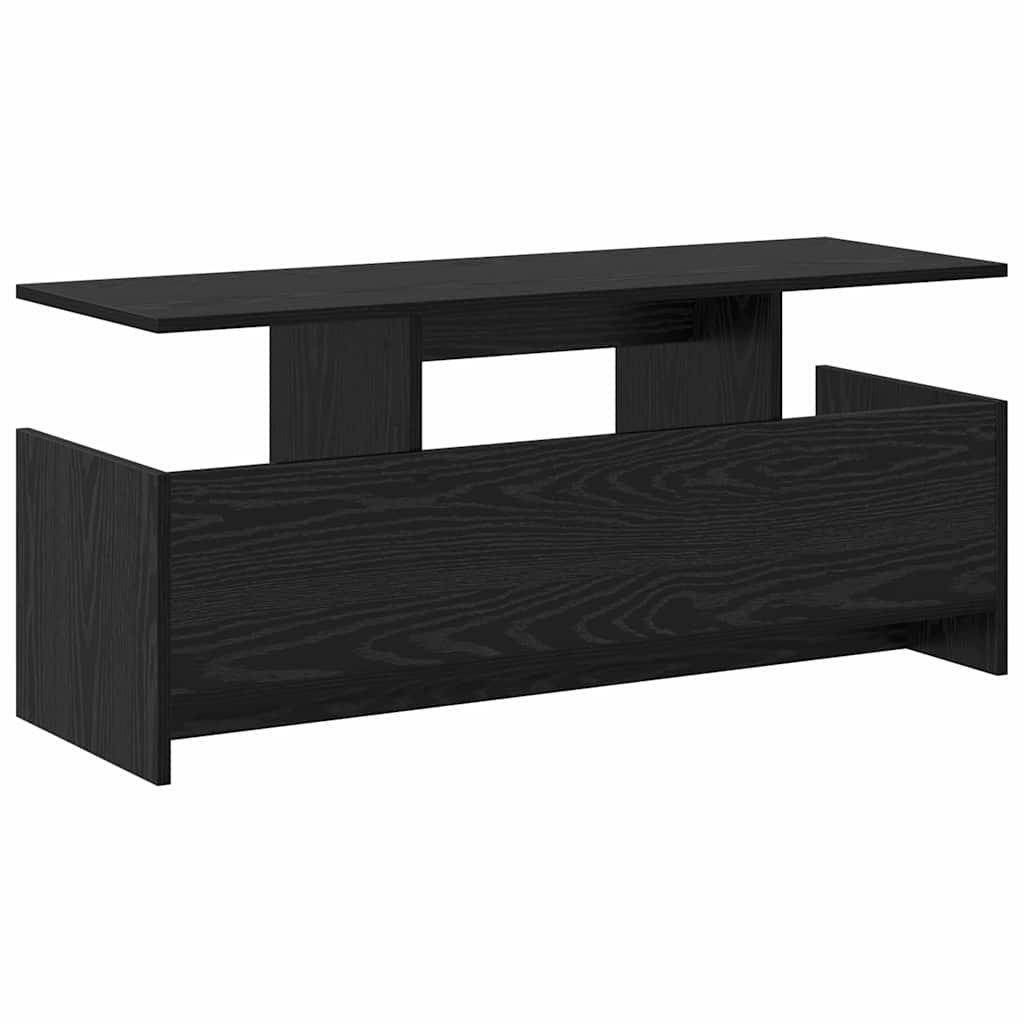 TV-Ständer Schwarz Eichen-Optik 102 x 35 x 45 cm Holzwerkstoff