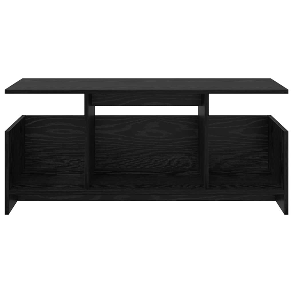 TV-Ständer Schwarz Eichen-Optik 102 x 35 x 45 cm Holzwerkstoff