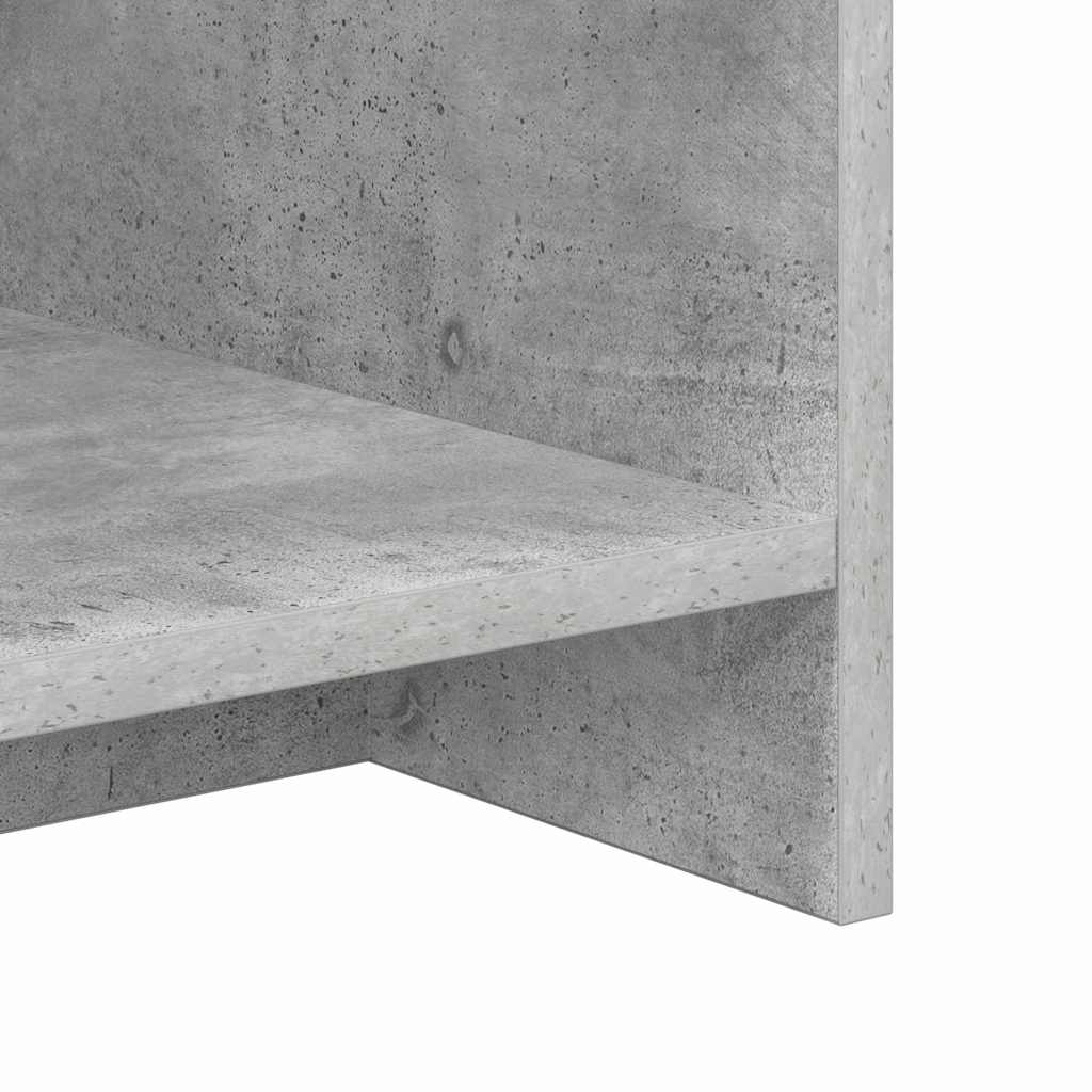TV-Ständer Beton Grau 102 x 35 x 45 cm Holzwerkstoff
