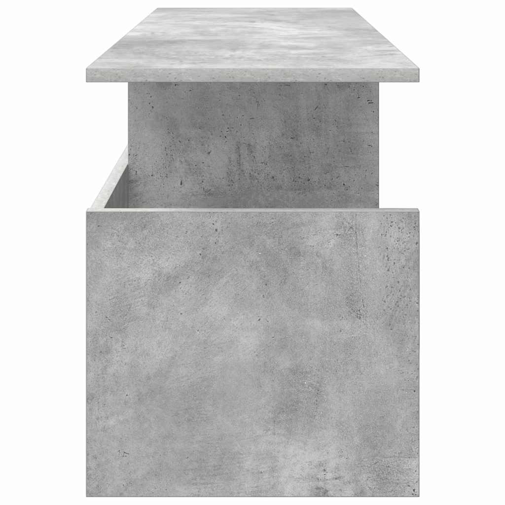 TV-Ständer Beton Grau 102 x 35 x 45 cm Holzwerkstoff