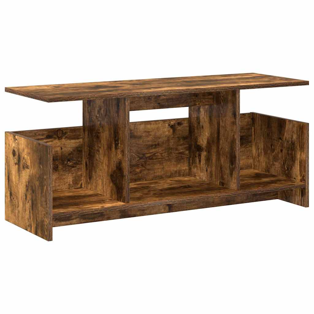 TV-Ständer Geräucherte Eiche 102 x 35 x 45 cm Holzwerkstoff