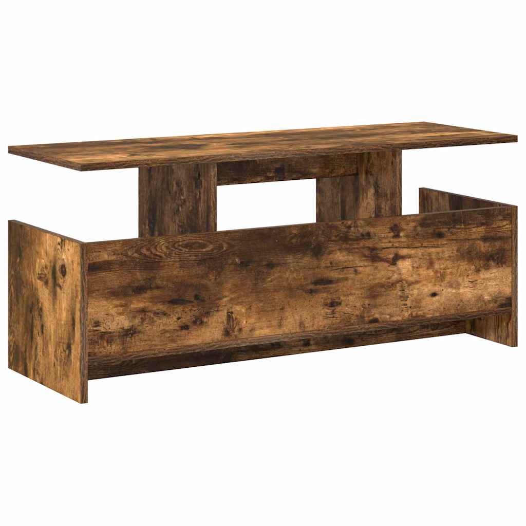 TV-Ständer Geräucherte Eiche 102 x 35 x 45 cm Holzwerkstoff