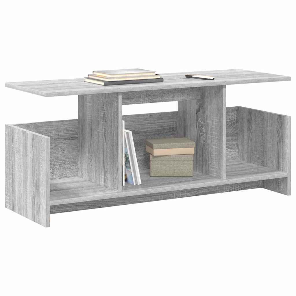 TV-Ständer Graues Sonoma 102 x 35 x 45 cm Holzwerkstoff