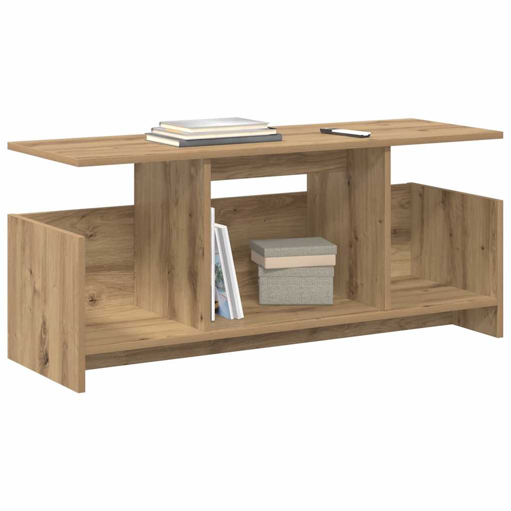 TV-Ständer Artisan-Eiche 102 x 35 x 45 cm Holzwerkstoff