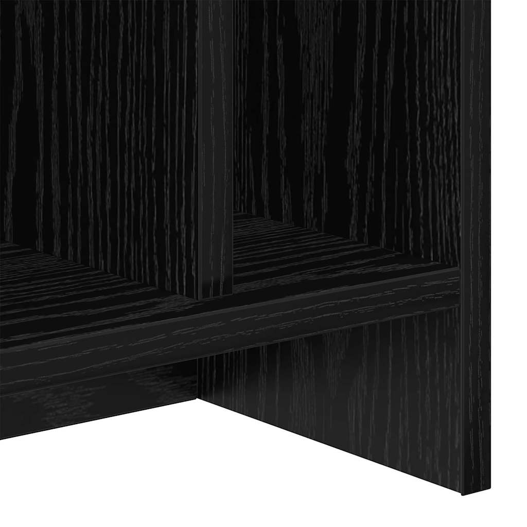 TV-Ständer Schwarz Eichen-Optik 50 x 35 x 45 cm Holzwerkstoff