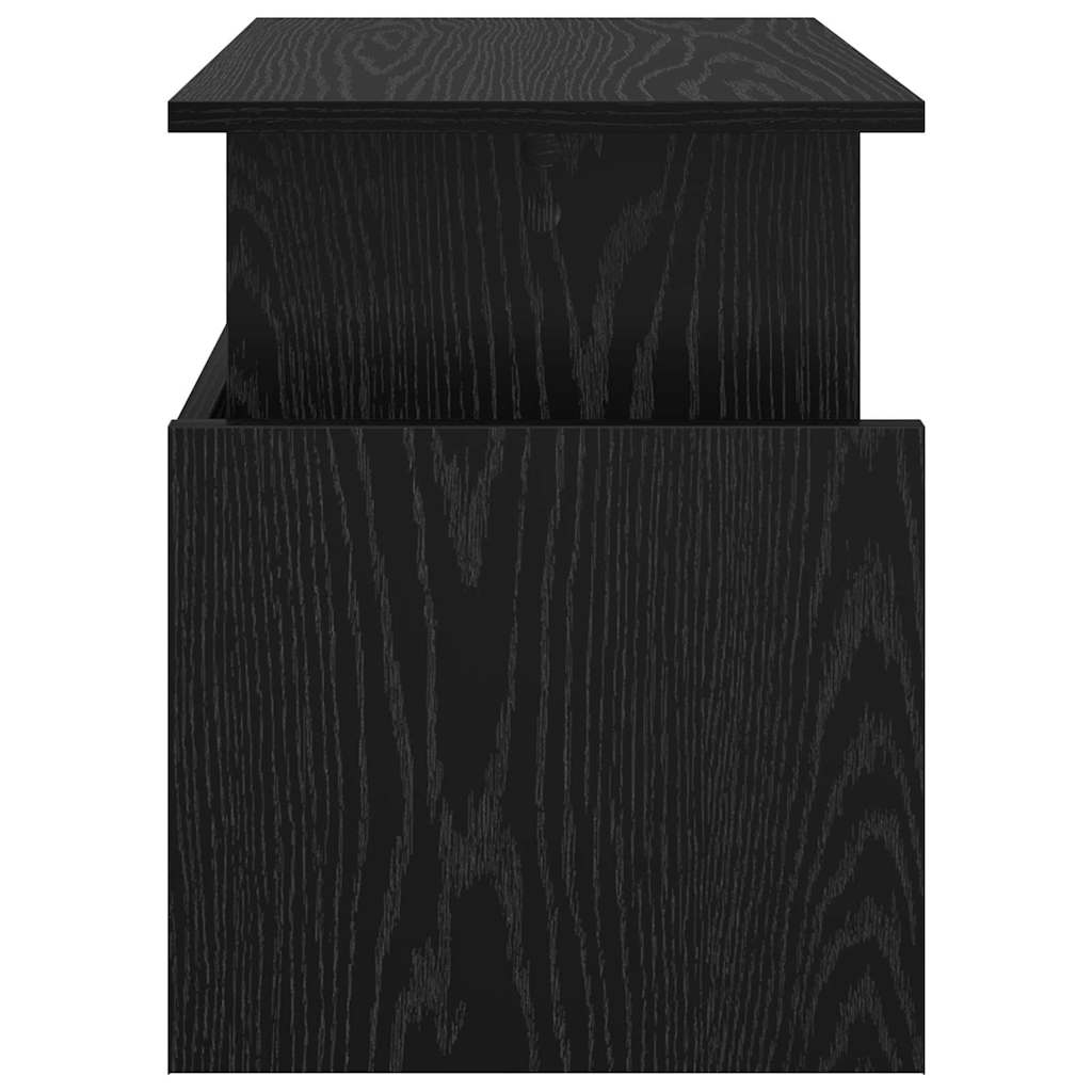 TV-Ständer Schwarz Eichen-Optik 50 x 35 x 45 cm Holzwerkstoff