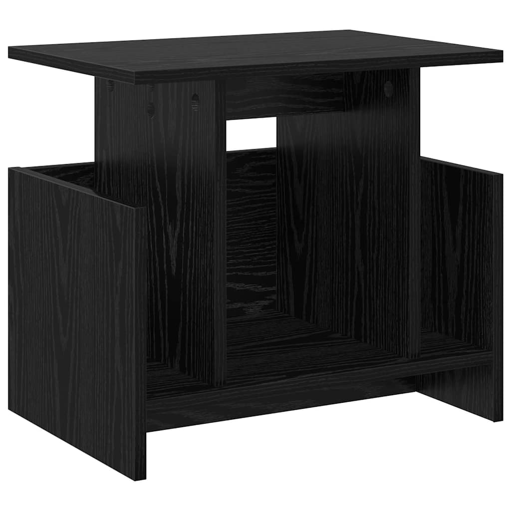TV-Ständer 2 pcs Schwarz Eichen-Optik 50 x 35 x 45 cm