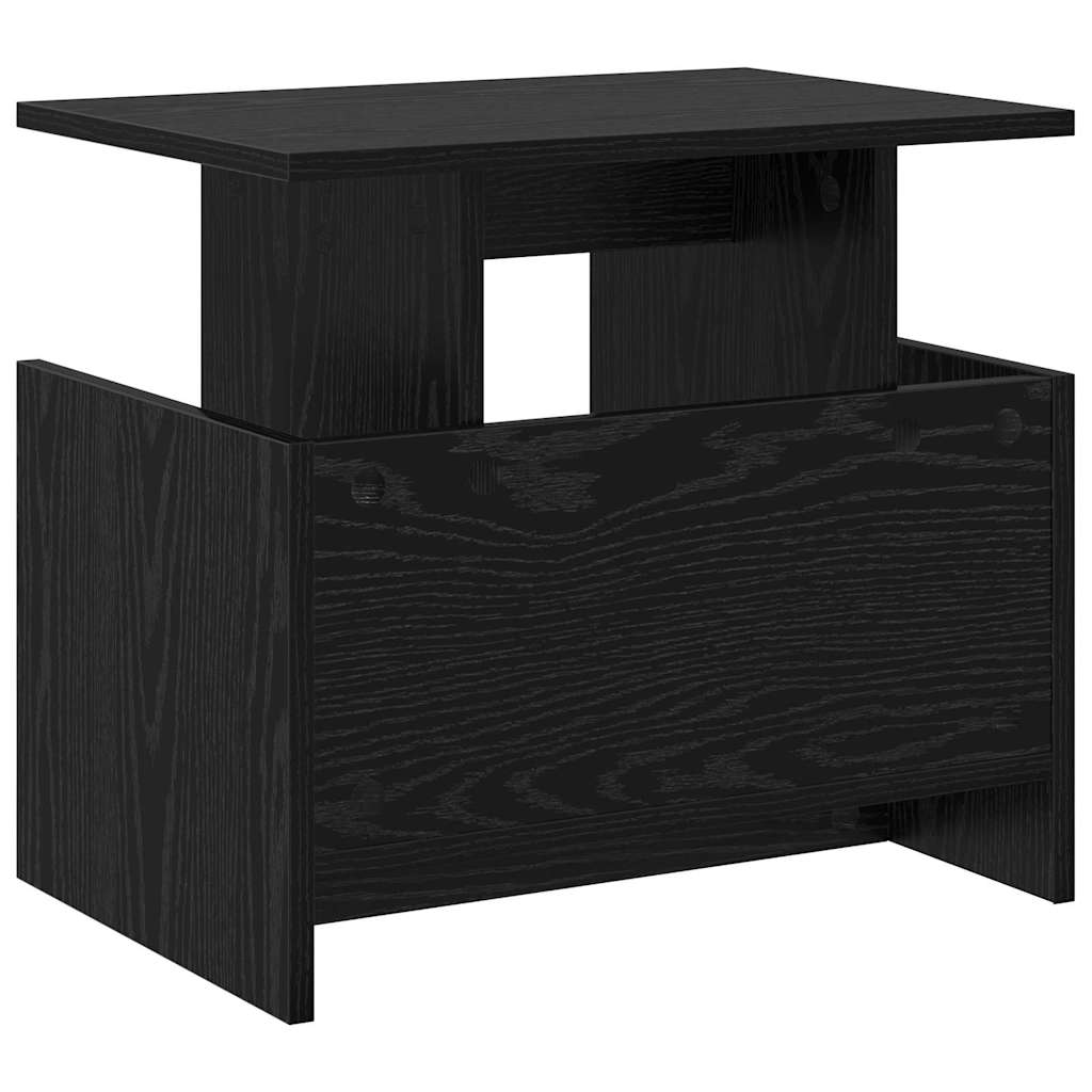 TV-Ständer 2 pcs Schwarz Eichen-Optik 50 x 35 x 45 cm