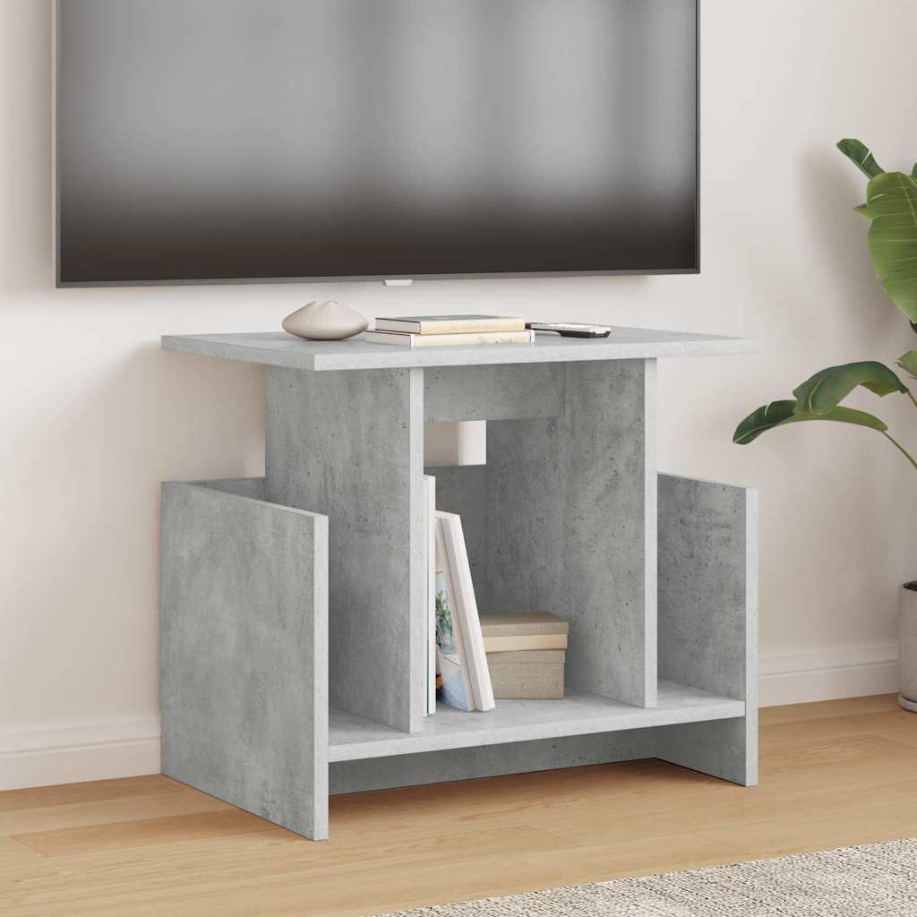 TV-Ständer Beton Grau 50 x 35 x 45 cm Holzwerkstoff