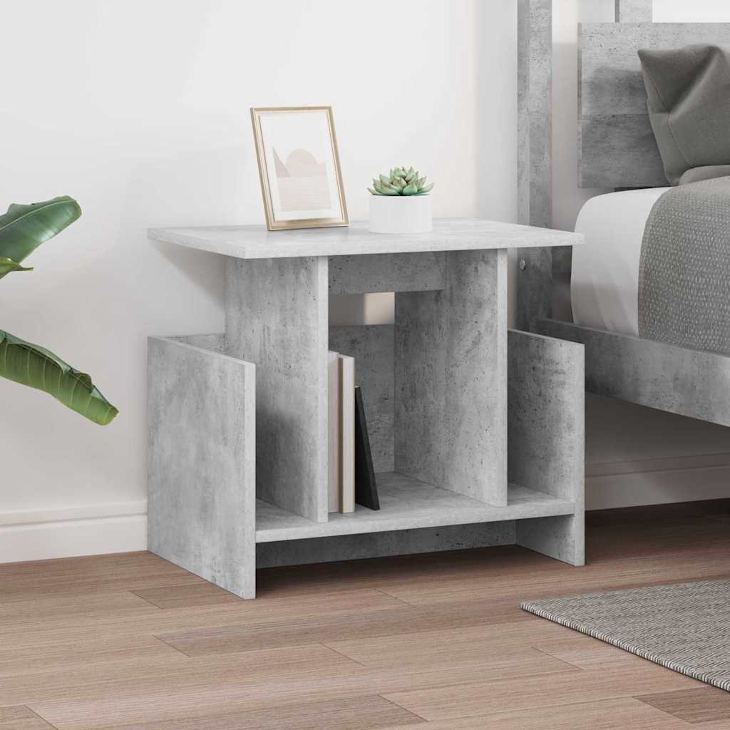 TV-Ständer 2 pcs Beton Grau 50 x 35 x 45 cm Holzwerkstoff