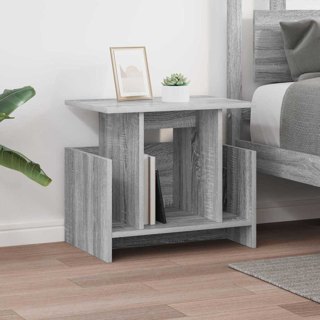 TV-Ständer 2 pcs Graues Sonoma 50 x 35 x 45 cm Holzwerkstoff