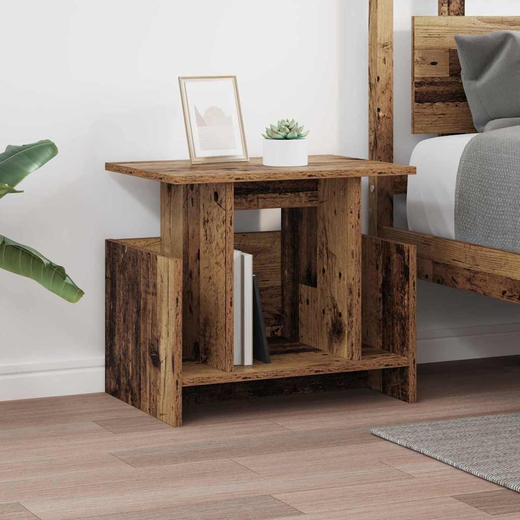 TV-Ständer 2 pcs Altholz 50 x 35 x 45 cm Holzwerkstoff