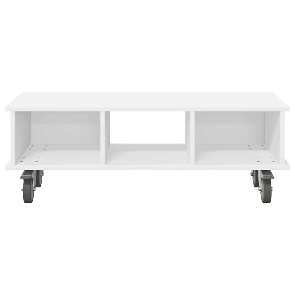 TV-Ständer Weiß 100 x 35 x 35 cm Holzwerkstoff
