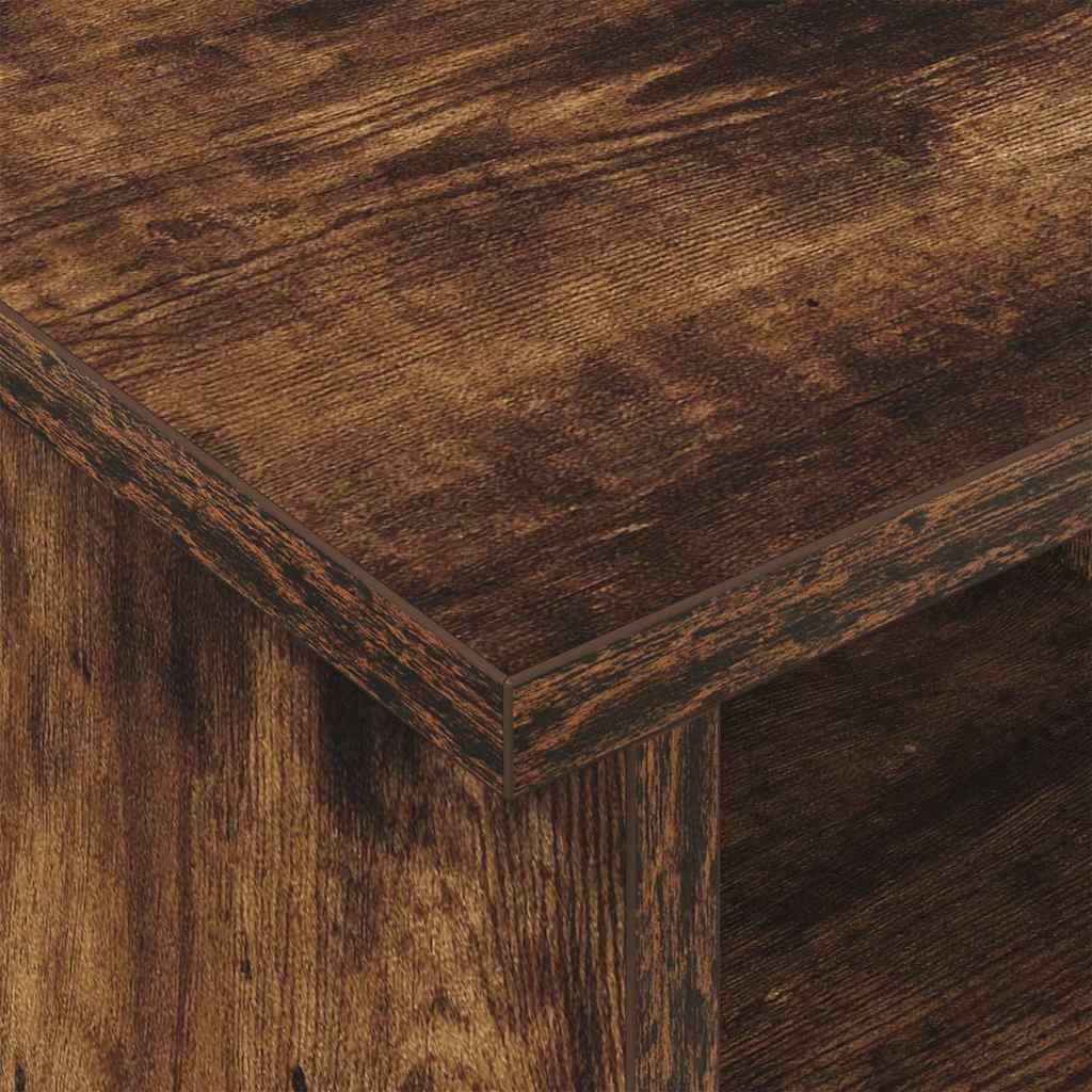 TV-Ständer Geräucherte Eiche 100 x 35 x 35 cm Holzwerkstoff