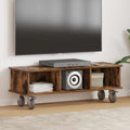TV-Ständer Geräucherte Eiche 100 x 35 x 35 cm Holzwerkstoff