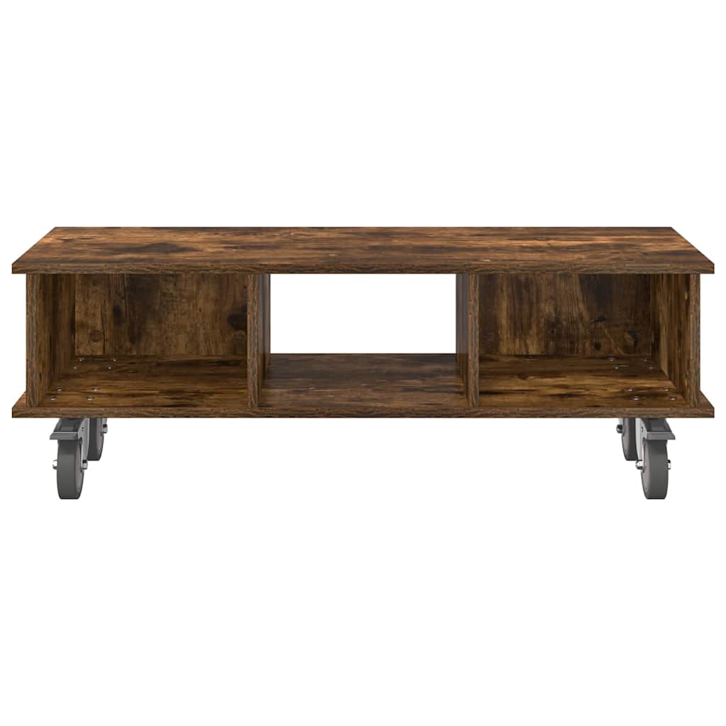 TV-Ständer Geräucherte Eiche 100 x 35 x 35 cm Holzwerkstoff