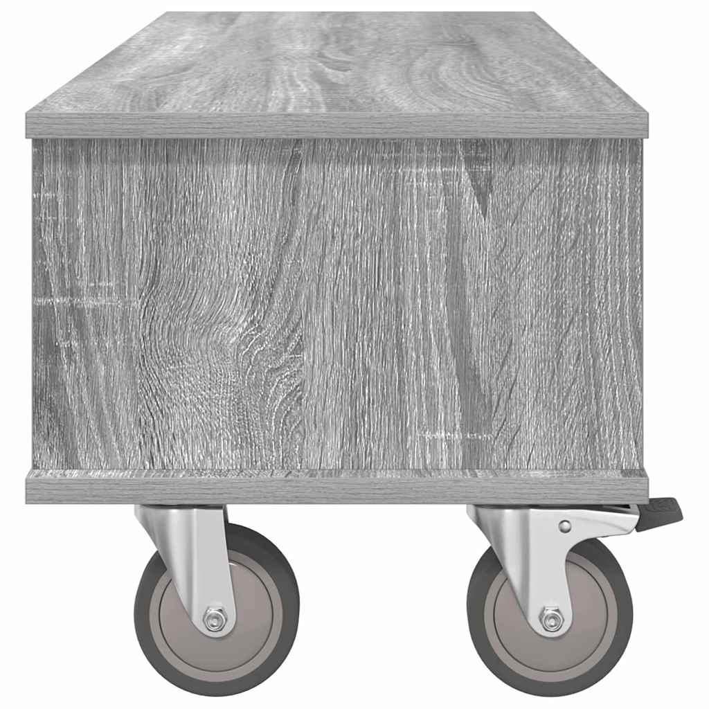 TV-Ständer Graues Sonoma 100 x 35 x 35 cm Holzwerkstoff