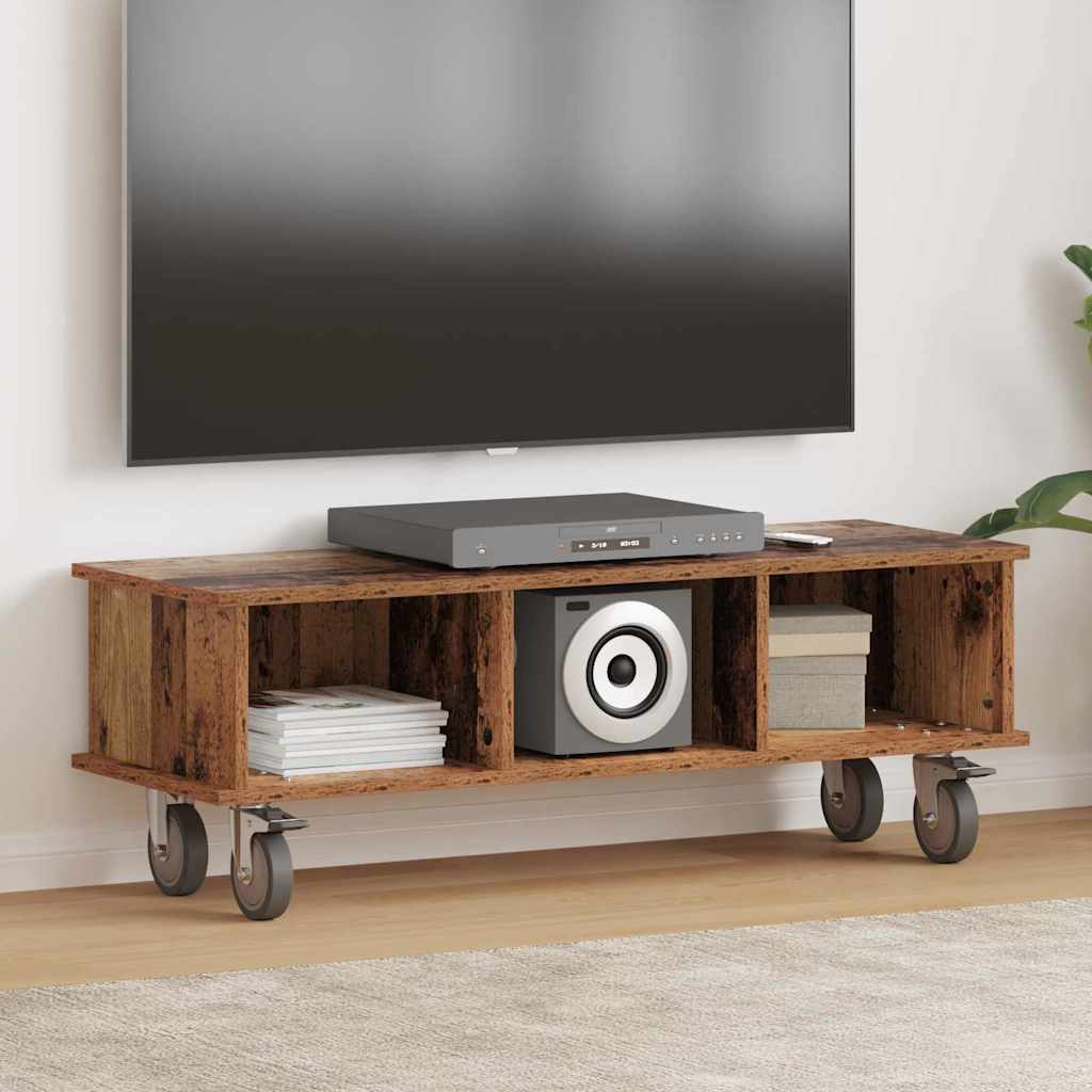 TV-Ständer Altholz 100 x 35 x 35 cm Holzwerkstoff