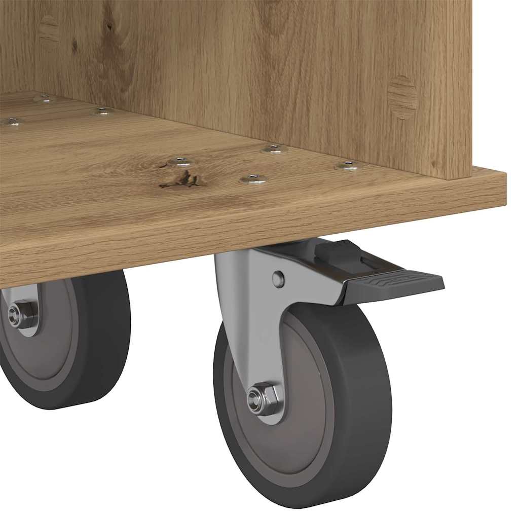TV-Ständer Artisan-Eiche 100 x 35 x 35 cm Holzwerkstoff