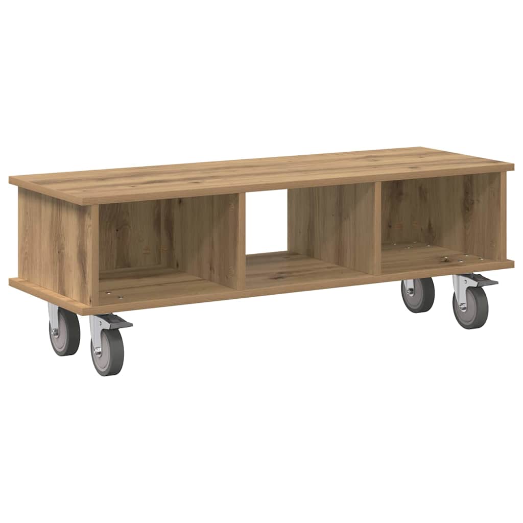 TV-Ständer Artisan-Eiche 100 x 35 x 35 cm Holzwerkstoff
