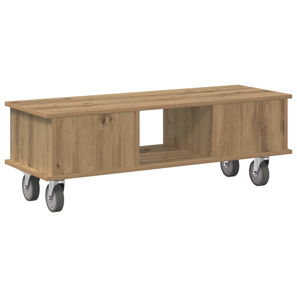 TV-Ständer Artisan-Eiche 100 x 35 x 35 cm Holzwerkstoff
