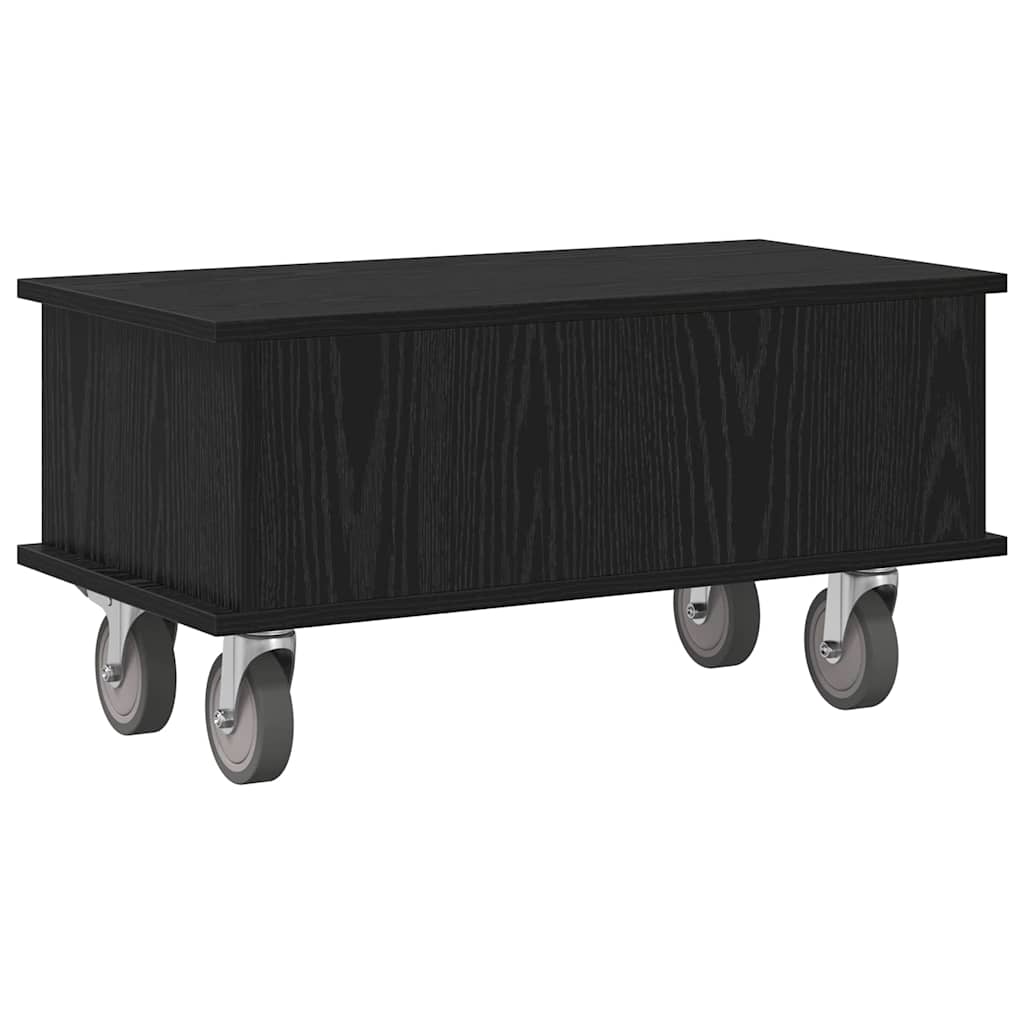 TV-Ständer Schwarz Eichen-Optik 68,5 x 35 x 35 cm Holzwerkstoff