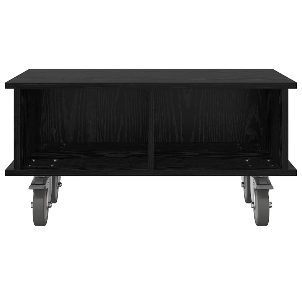 TV-Ständer Schwarz Eichen-Optik 68,5 x 35 x 35 cm Holzwerkstoff