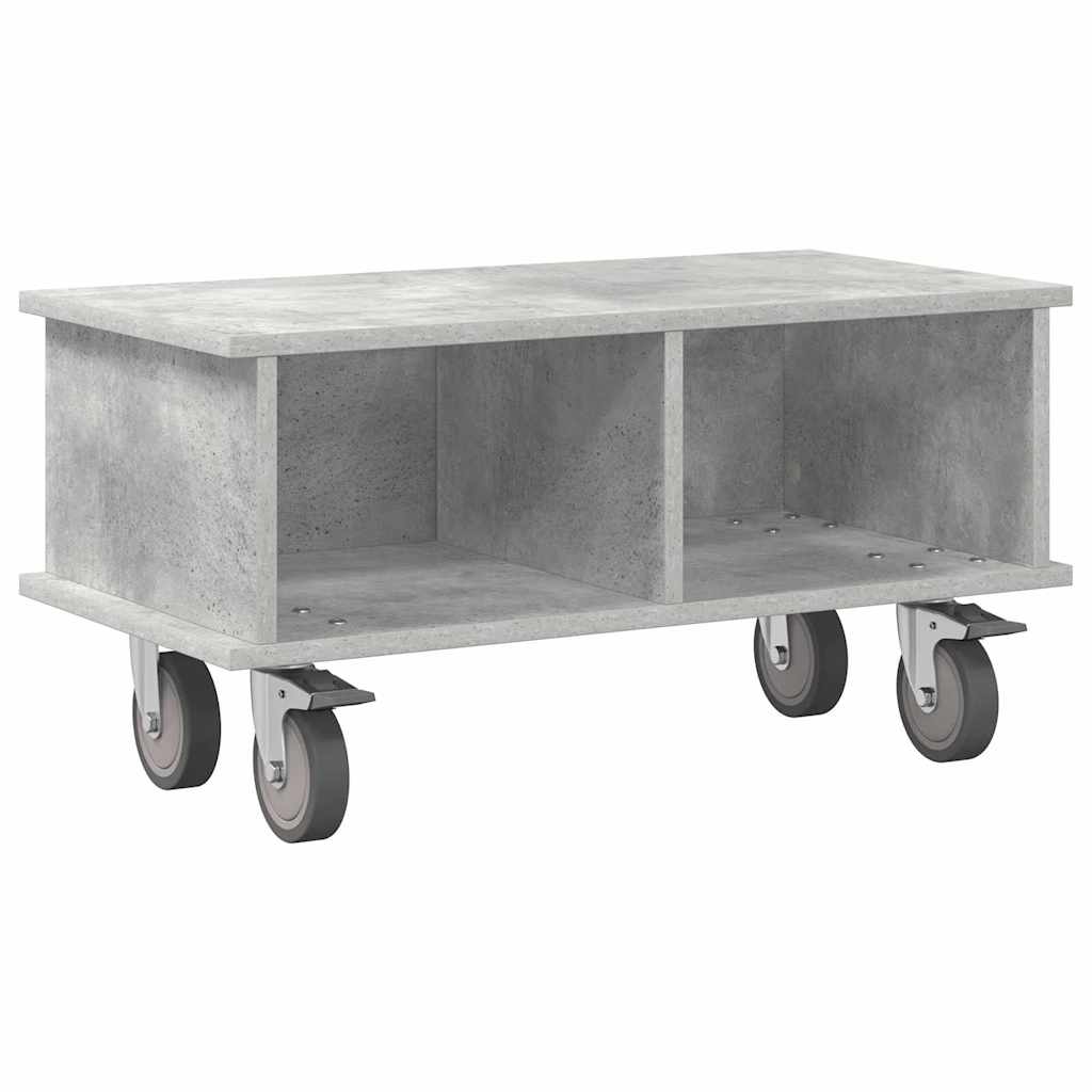 TV-Ständer Beton Grau 68,5 x 35 x 35 cm Holzwerkstoff