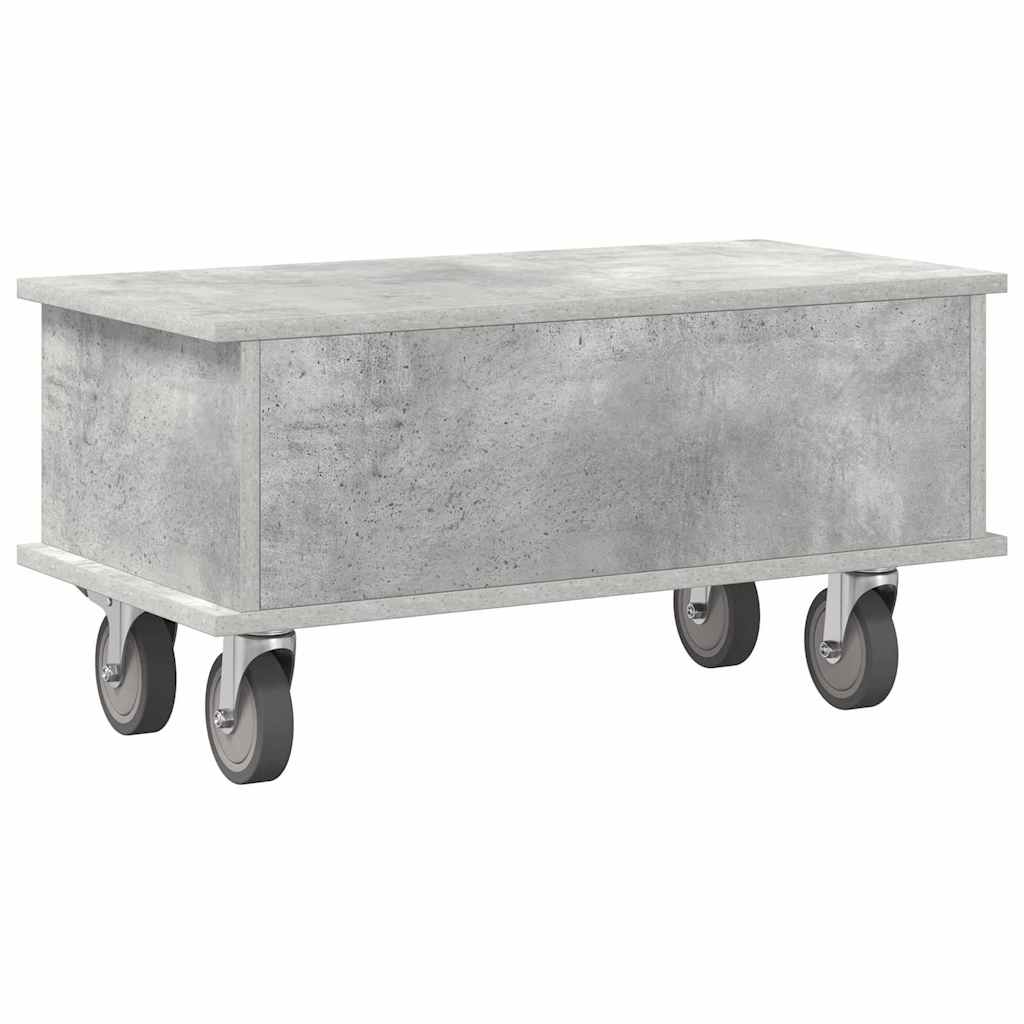 TV-Ständer Beton Grau 68,5 x 35 x 35 cm Holzwerkstoff