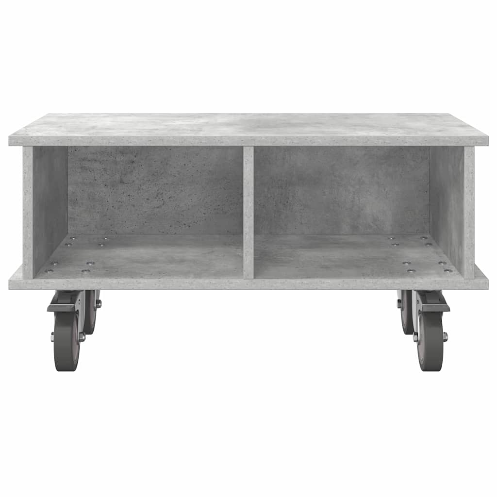 TV-Ständer Beton Grau 68,5 x 35 x 35 cm Holzwerkstoff