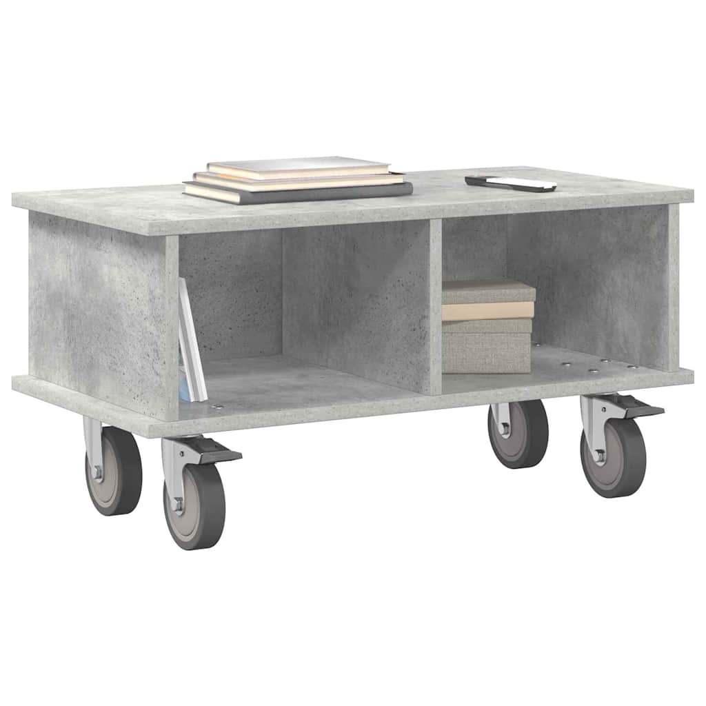 TV-Ständer Beton Grau 68,5 x 35 x 35 cm Holzwerkstoff