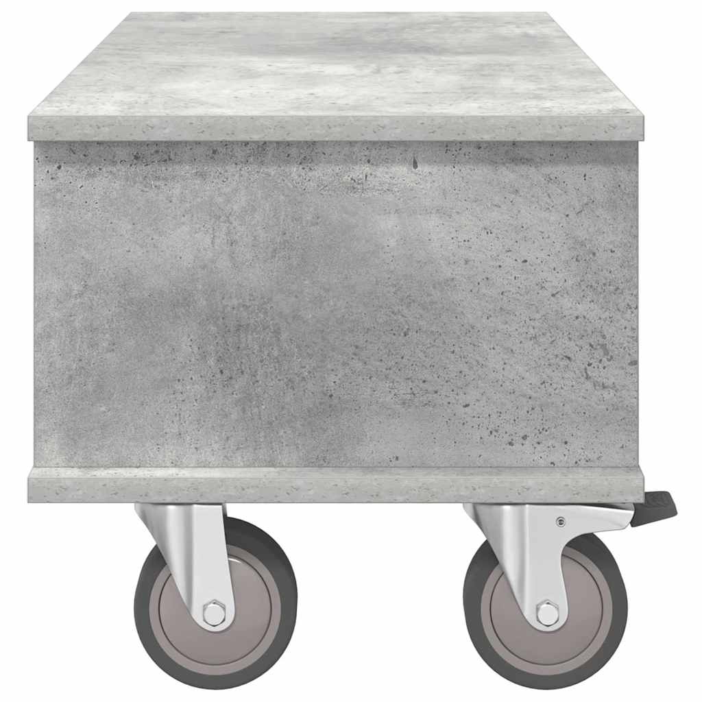 TV-Ständer Beton Grau 68,5 x 35 x 35 cm Holzwerkstoff