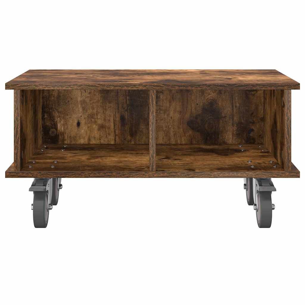 TV-Ständer Geräucherte Eiche 68,5 x 35 x 35 cm Holzwerkstoff