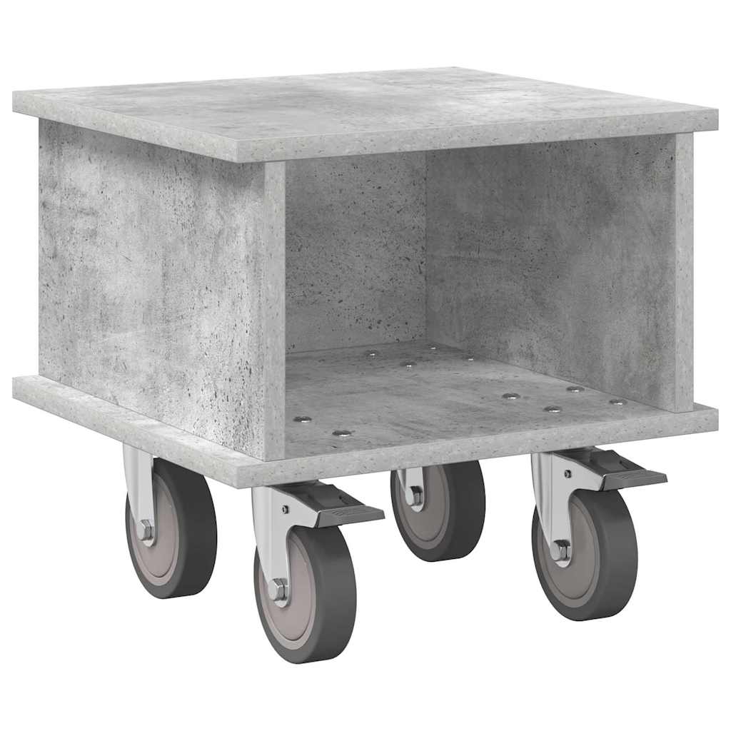 TV-Ständer Beton Grau 37 x 35 x 35 cm Holzwerkstoff