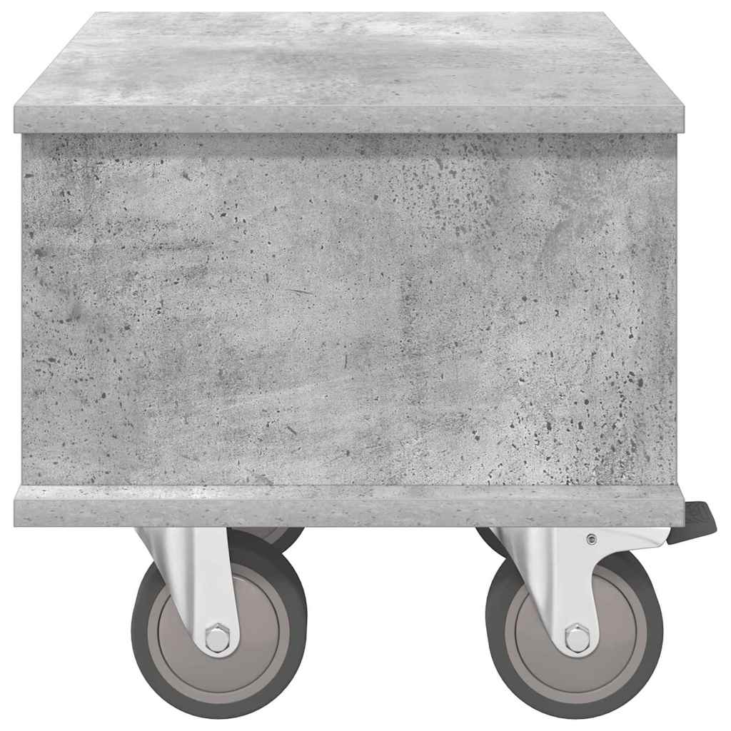 TV-Ständer Beton Grau 37 x 35 x 35 cm Holzwerkstoff